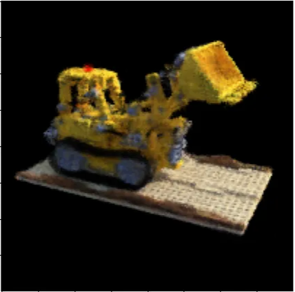 NeRF novel view synthesis render